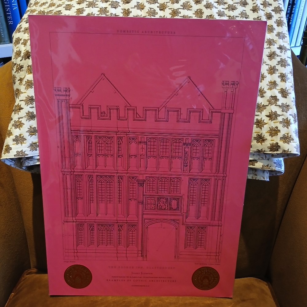 Architectural Print: The George Inn Street Elevation / Size A2 - Picture 4 of 5